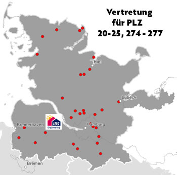 Gebiet Werksvertretungen IBS